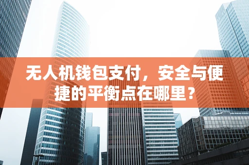 无人机钱包支付，安全与便捷的平衡点在哪里？