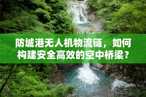 防城港无人机物流链，如何构建安全高效的空中桥梁？