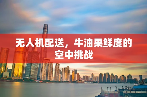无人机配送，牛油果鲜度的空中挑战