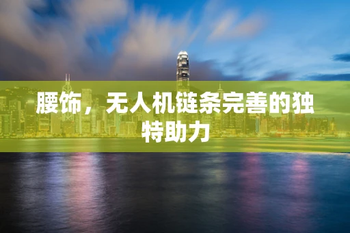 腰饰，无人机链条完善的独特助力