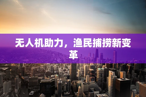 无人机助力，渔民捕捞新变革
