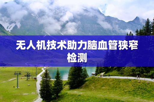 无人机技术助力脑血管狭窄检测