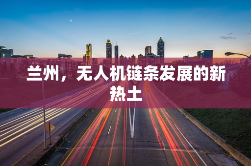 兰州，无人机链条发展的新热土