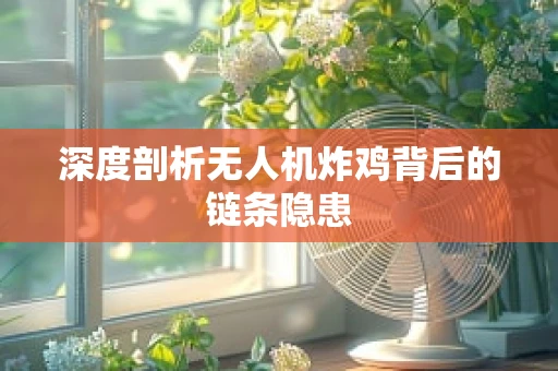 深度剖析无人机炸鸡背后的链条隐患