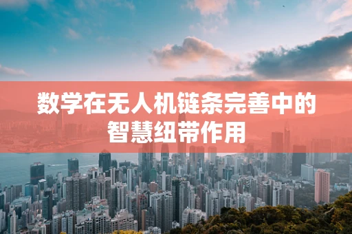 数学在无人机链条完善中的智慧纽带作用