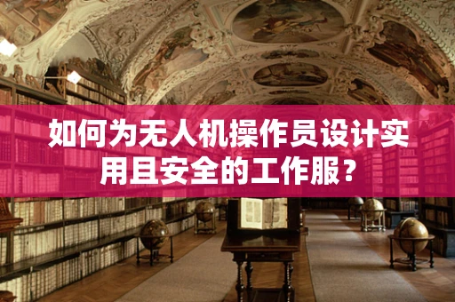 如何为无人机操作员设计实用且安全的工作服？