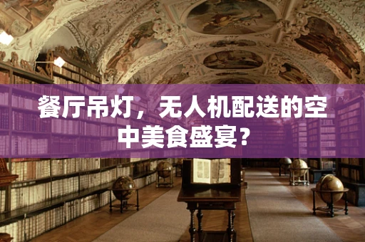 餐厅吊灯，无人机配送的空中美食盛宴？