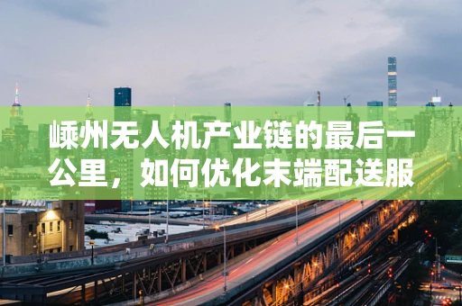 嵊州无人机产业链的最后一公里，如何优化末端配送服务？
