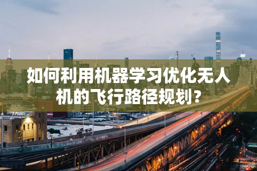 如何利用机器学习优化无人机的飞行路径规划？