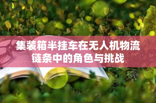 集装箱半挂车在无人机物流链条中的角色与挑战
