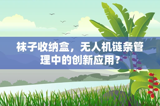 袜子收纳盒，无人机链条管理中的创新应用？