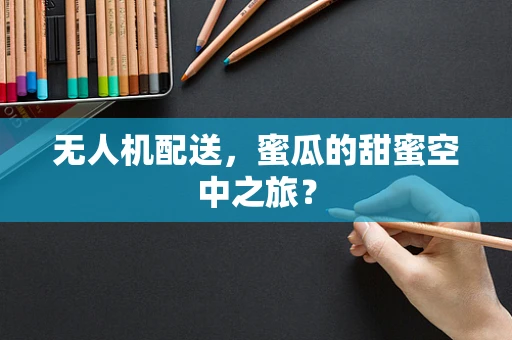 无人机配送，蜜瓜的甜蜜空中之旅？
