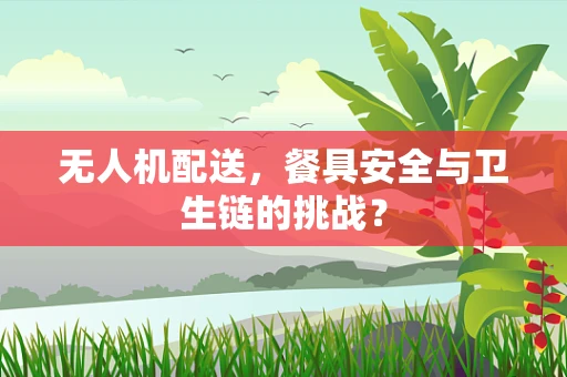 无人机配送，餐具安全与卫生链的挑战？