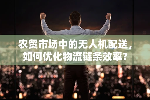 农贸市场中的无人机配送，如何优化物流链条效率？
