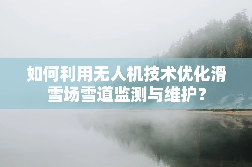 如何利用无人机技术优化滑雪场雪道监测与维护？