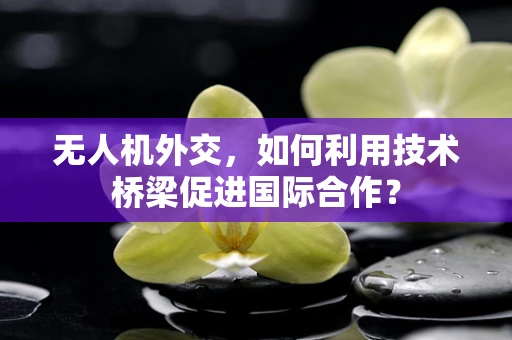 无人机外交，如何利用技术桥梁促进国际合作？