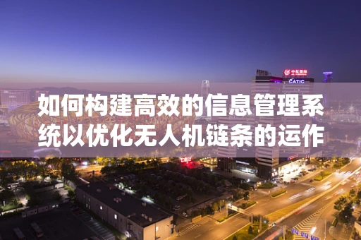 如何构建高效的信息管理系统以优化无人机链条的运作？