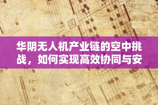 华阴无人机产业链的空中挑战，如何实现高效协同与安全监管？