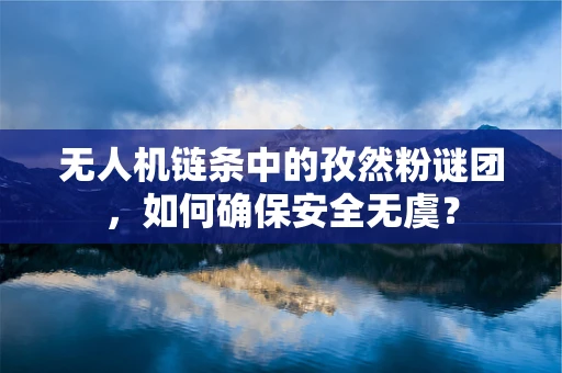 无人机链条中的孜然粉谜团，如何确保安全无虞？