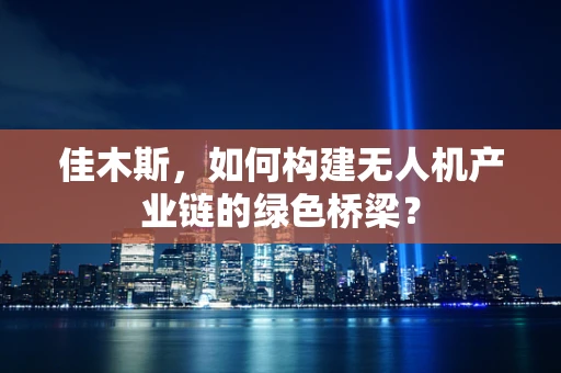 佳木斯，如何构建无人机产业链的绿色桥梁？