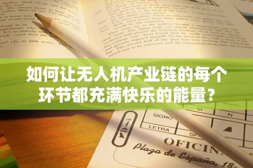 如何让无人机产业链的每个环节都充满快乐的能量？