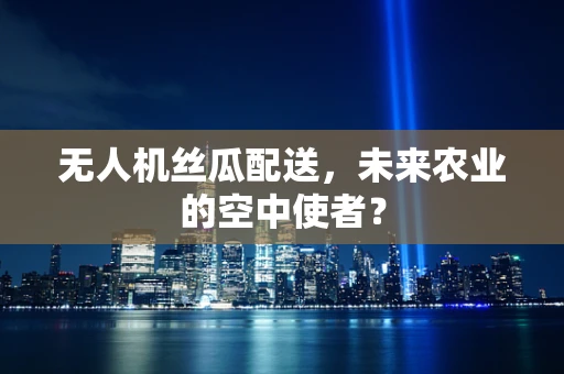 无人机丝瓜配送，未来农业的空中使者？