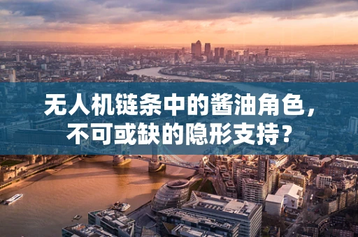 无人机链条中的酱油角色，不可或缺的隐形支持？