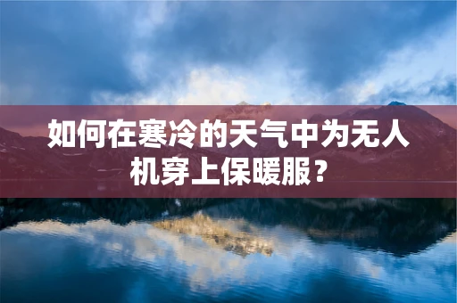 如何在寒冷的天气中为无人机穿上保暖服？