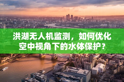 洪湖无人机监测，如何优化空中视角下的水体保护？