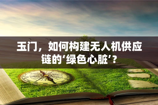 玉门，如何构建无人机供应链的‘绿色心脏’？