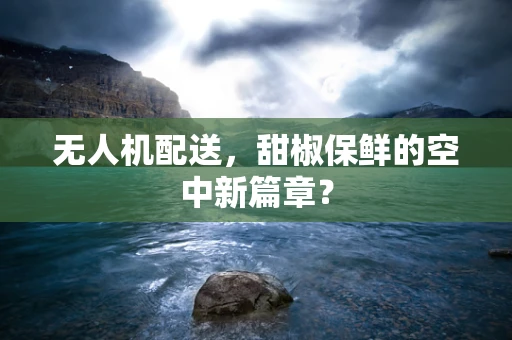 无人机配送，甜椒保鲜的空中新篇章？