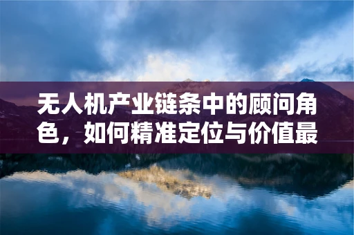 无人机产业链条中的顾问角色，如何精准定位与价值最大化？