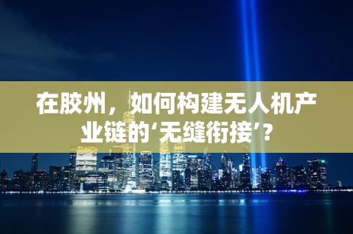 在胶州，如何构建无人机产业链的‘无缝衔接’？
