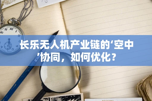 长乐无人机产业链的‘空中’协同，如何优化？