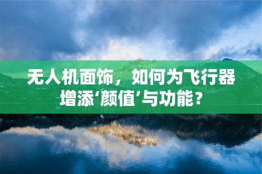无人机面饰，如何为飞行器增添‘颜值’与功能？