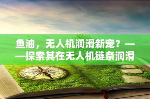 鱼油，无人机润滑新宠？——探索其在无人机链条润滑中的潜力