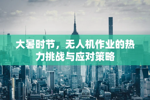 大暑时节，无人机作业的热力挑战与应对策略