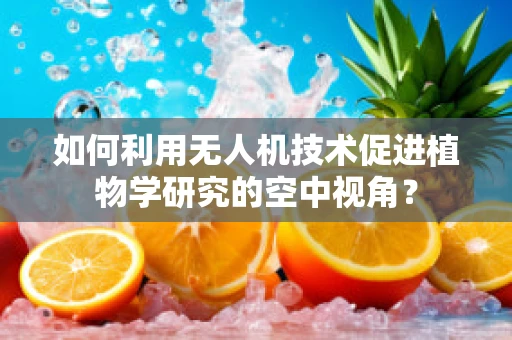 如何利用无人机技术促进植物学研究的空中视角？
