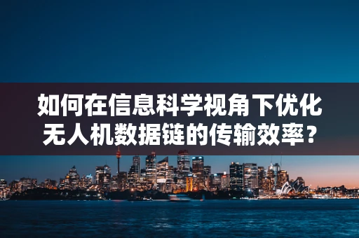 如何在信息科学视角下优化无人机数据链的传输效率？