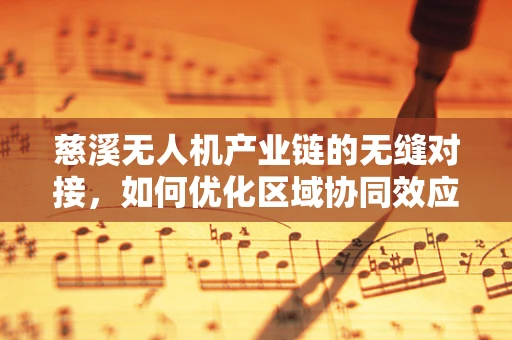 慈溪无人机产业链的无缝对接，如何优化区域协同效应？