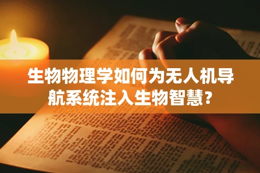 生物物理学如何为无人机导航系统注入生物智慧？