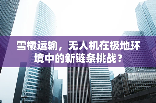 雪橇运输，无人机在极地环境中的新链条挑战？