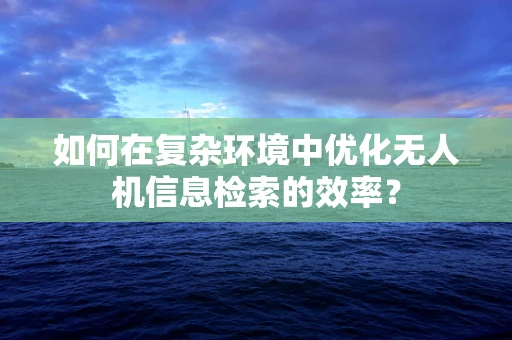 如何在复杂环境中优化无人机信息检索的效率？
