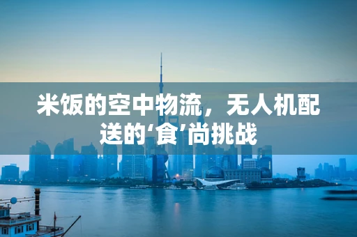 米饭的空中物流，无人机配送的‘食’尚挑战