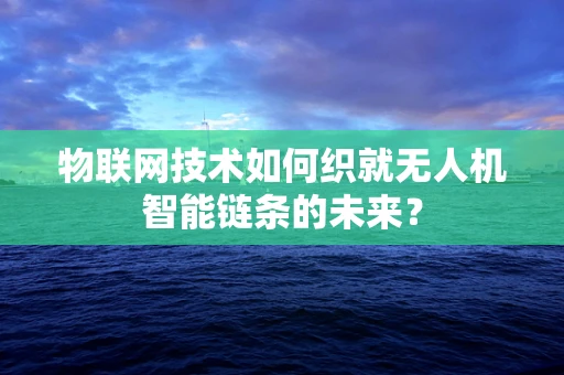 物联网技术如何织就无人机智能链条的未来？