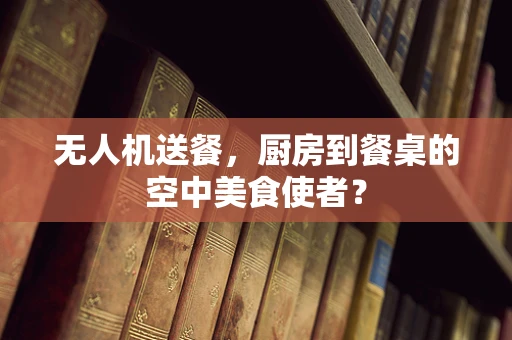 无人机送餐，厨房到餐桌的空中美食使者？
