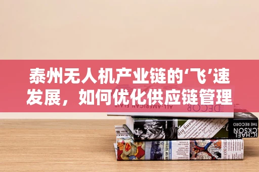 泰州无人机产业链的‘飞’速发展，如何优化供应链管理以提升效率？