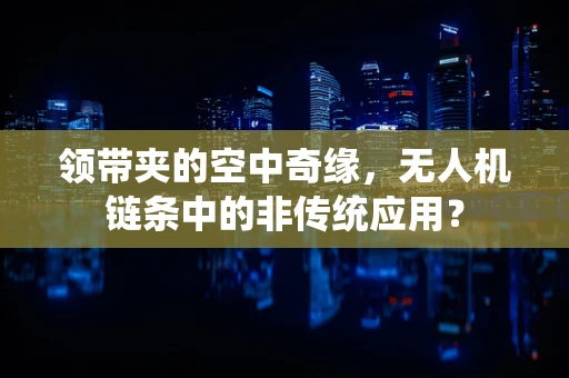领带夹的空中奇缘，无人机链条中的非传统应用？