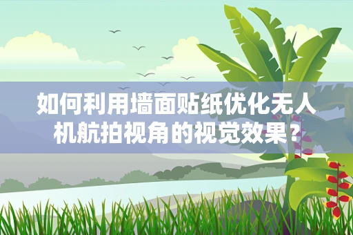 如何利用墙面贴纸优化无人机航拍视角的视觉效果？
