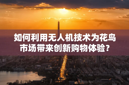 如何利用无人机技术为花鸟市场带来创新购物体验？